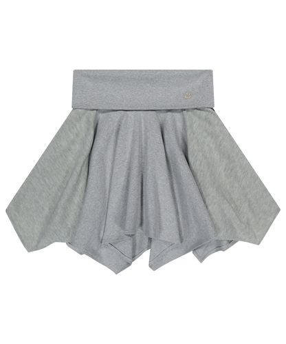 FOLDING UNBALANCED SKIRT / 2 Color