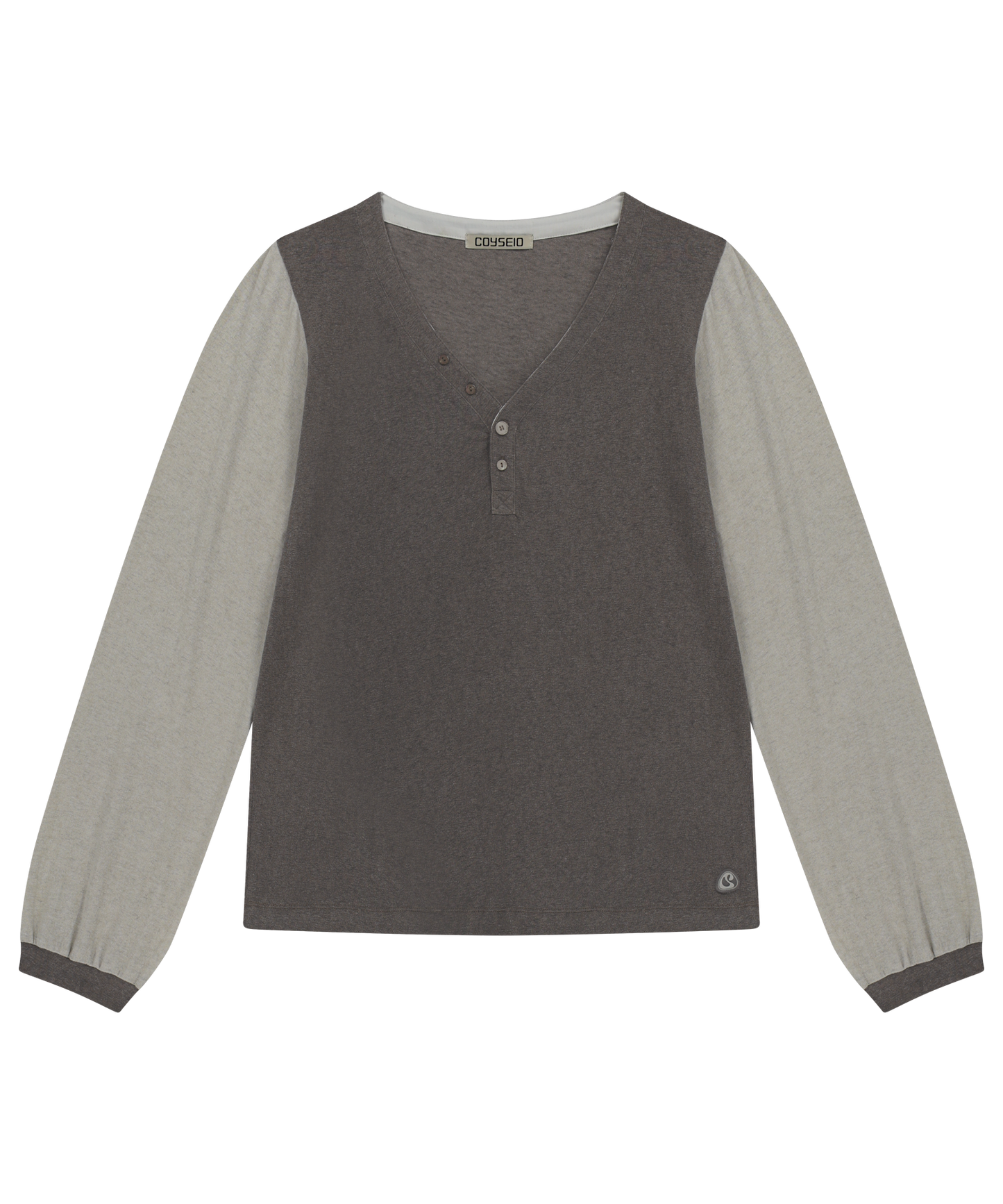 SNUG BUTTON LONGSLEEVES BROWN