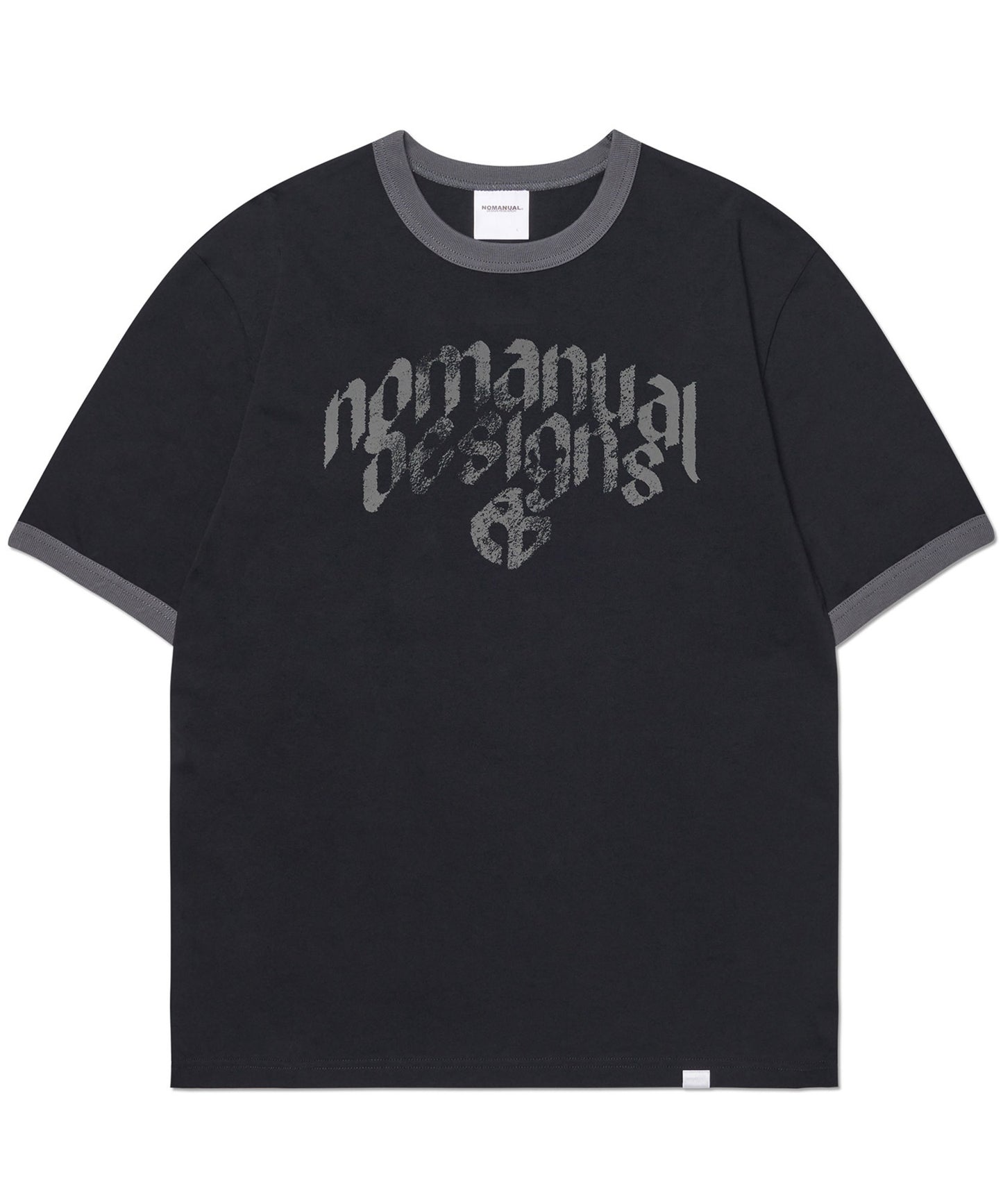 ND RINGER T-SHIRT - BLACK