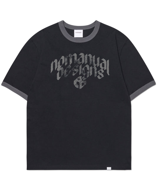 ND RINGER T-SHIRT - BLACK