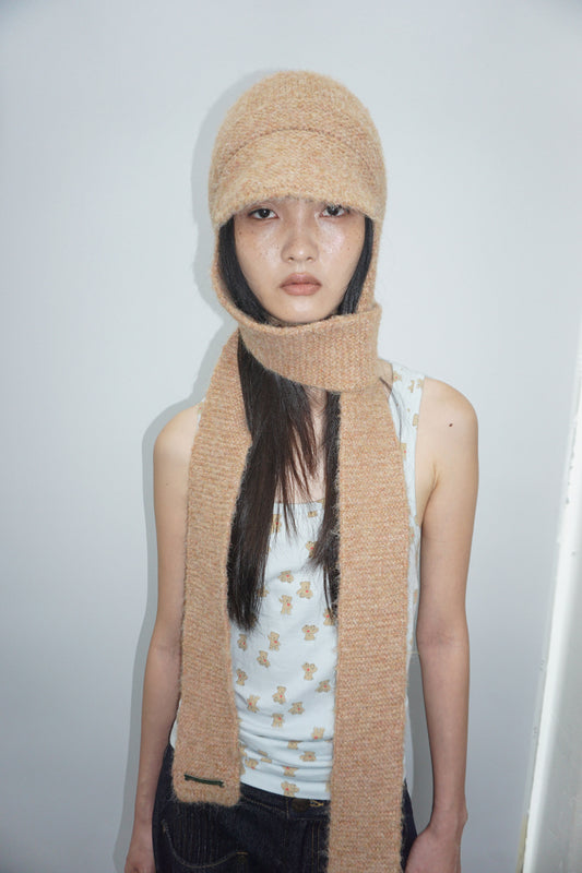 Flap Tail Beanie Cinnamon