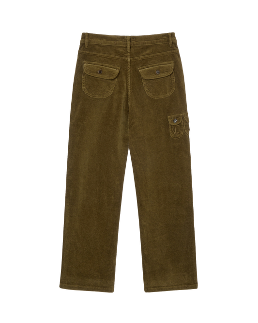 ROUND POCKET CORDUROY PANTS [KHAKI]