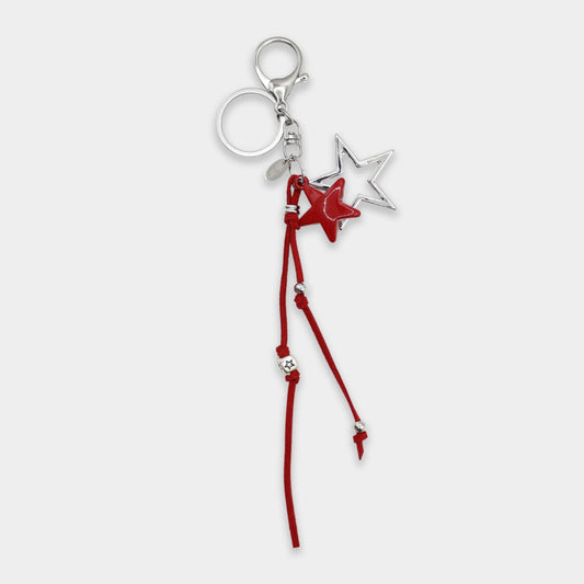 Star Red Tessle Keychain