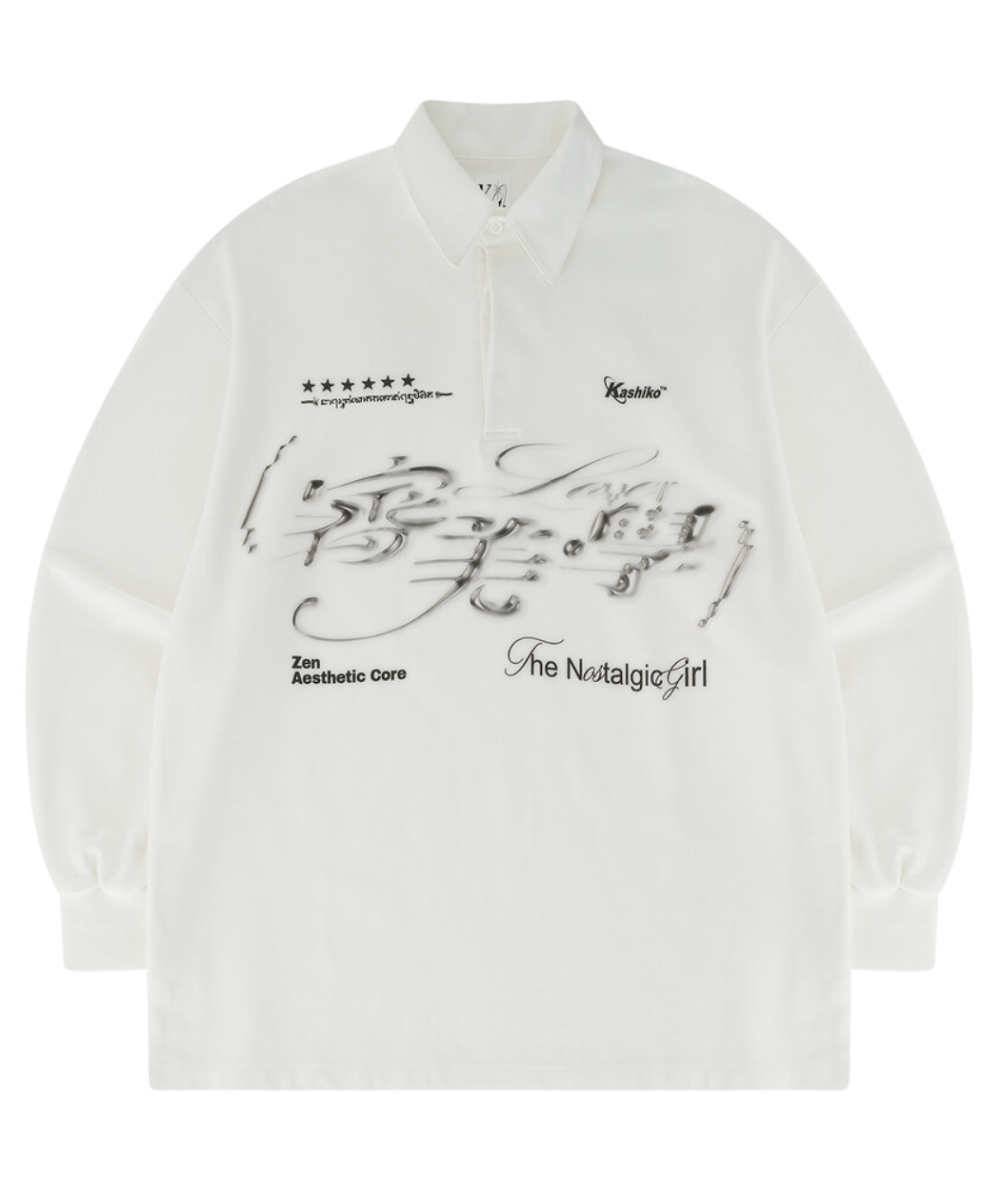 Aesthetic Collar Rugby Shirts / 3 Color