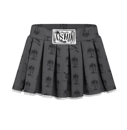 Jewel cocktail Pleats Skirt Pants / 2 Color