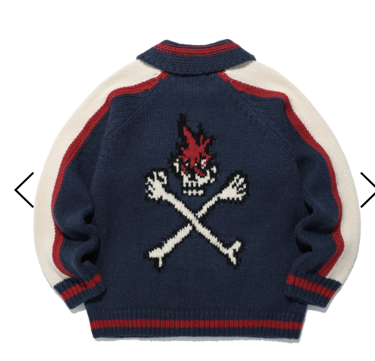 SKULL COWICHAN SWEATER / 2 Color