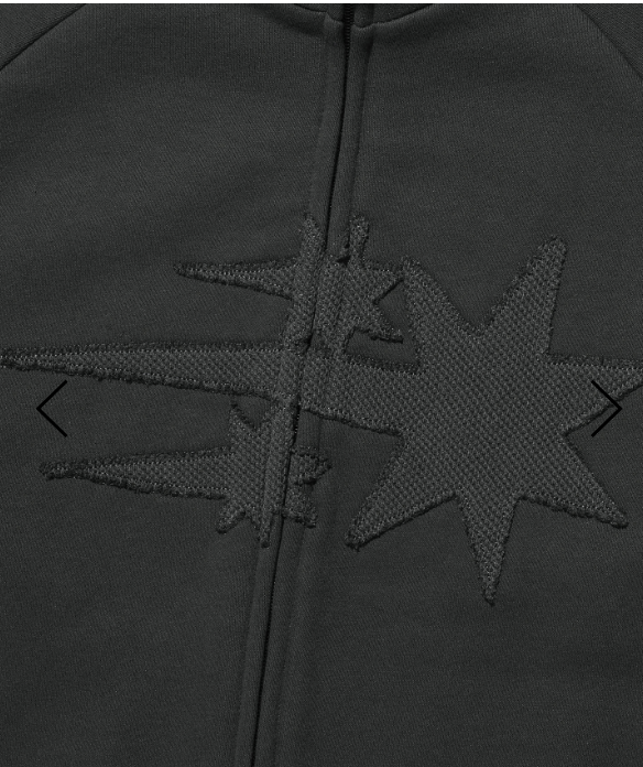 3STARS SWEAT JERSEY ZIP UP / 2 Color