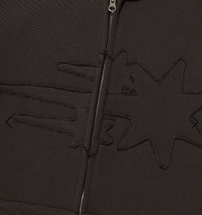 3STAR LOGO ZIP HOODIE / 5 Color