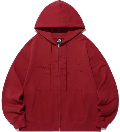 3STAR LOGO ZIP HOODIE / 5 Color