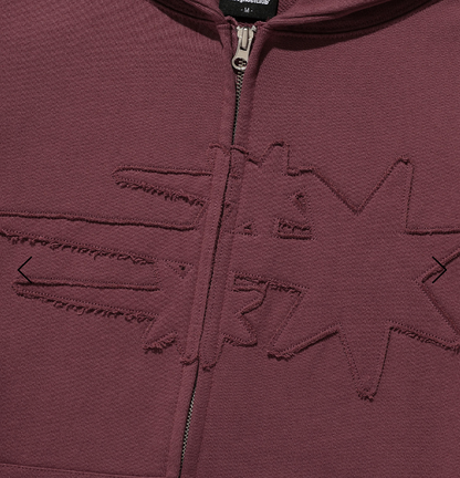 3STAR LOGO ZIP HOODIE / 5 Color