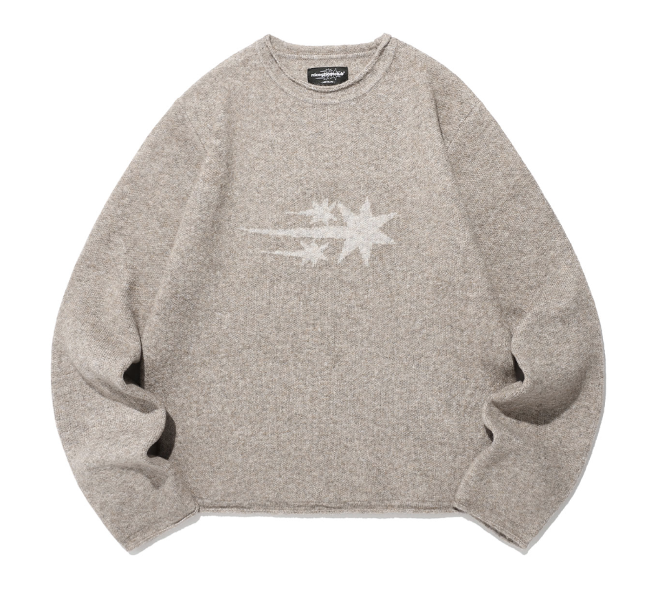 3STAR L/S KNIT TEE / 3 Color