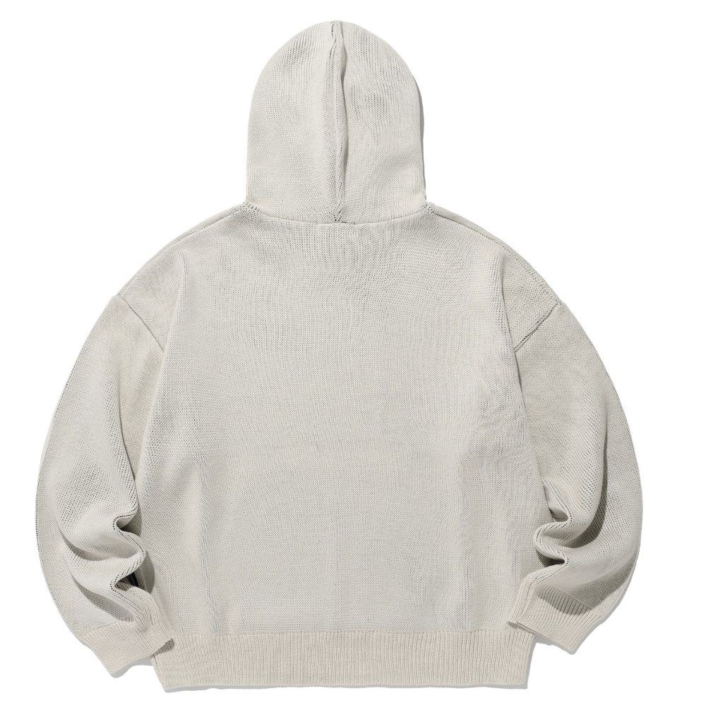 3STARS LOGO KNIT HOODIE / 3 Color