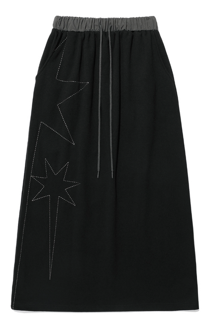 BIG STAR LOGO SWEAT SKIRT / 2 Color