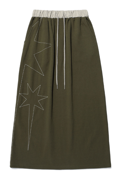 BIG STAR LOGO SWEAT SKIRT / 2 Color