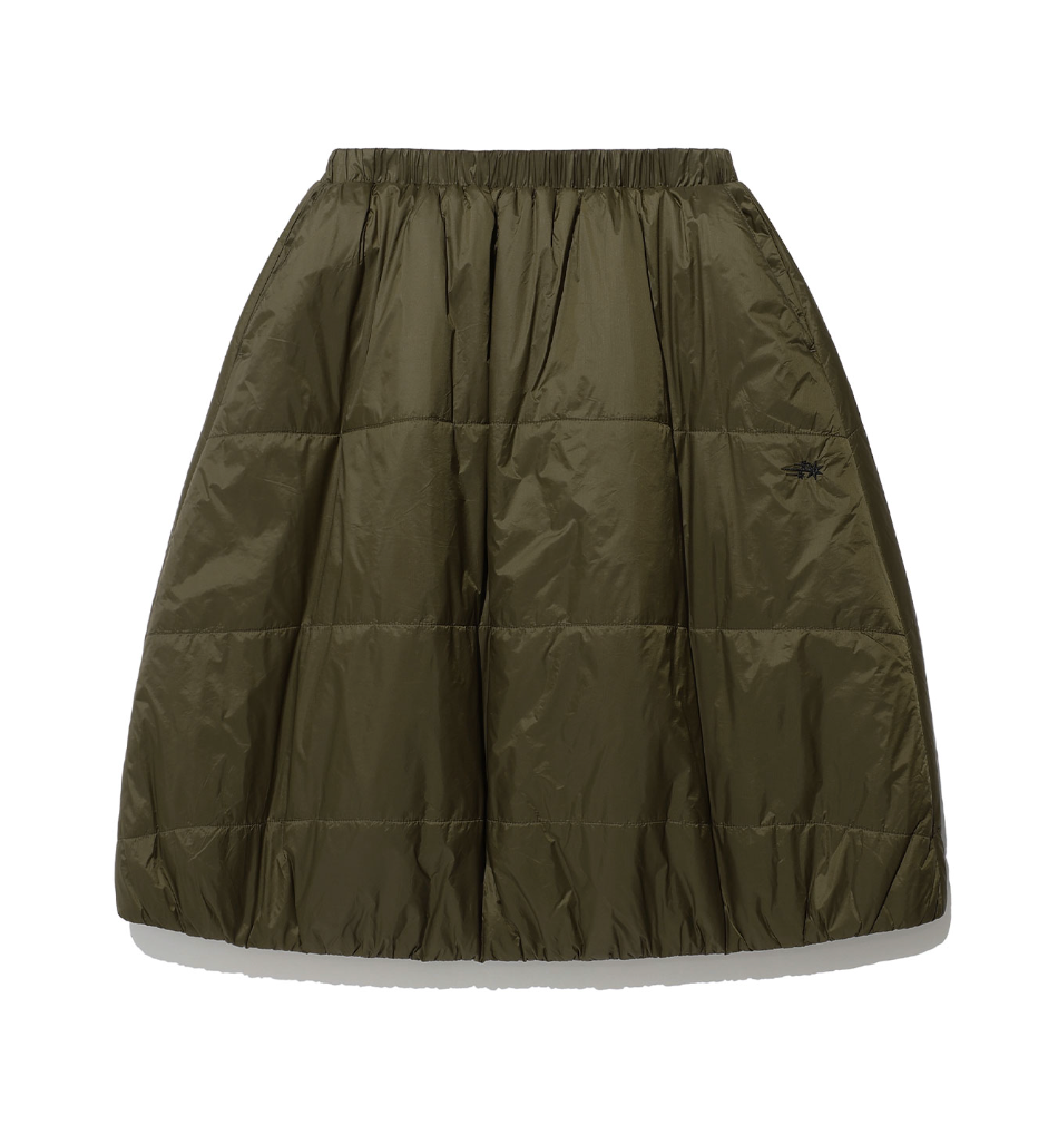 MIDI PUFFER SKIRT / 2 Color