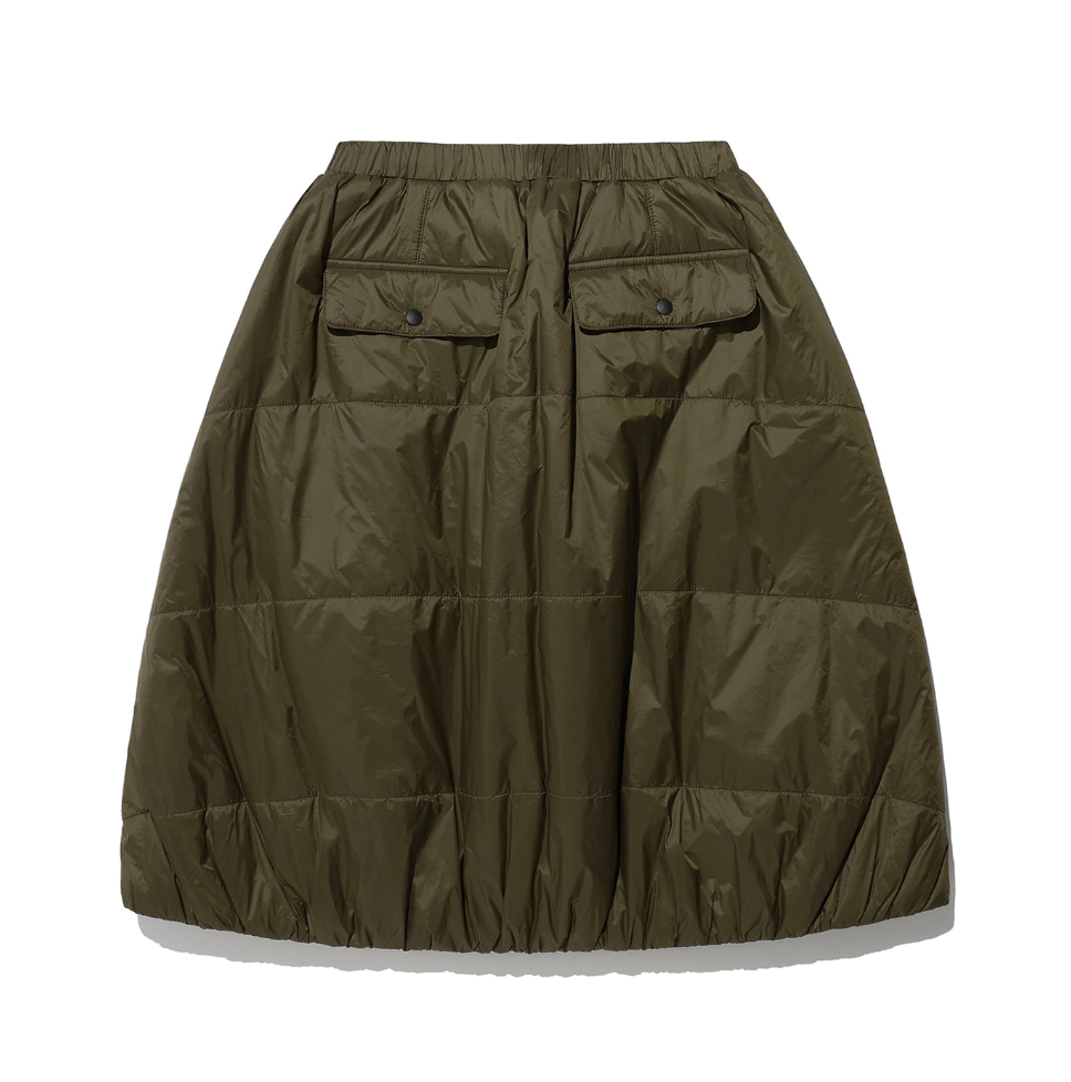 MIDI PUFFER SKIRT / 2 Color