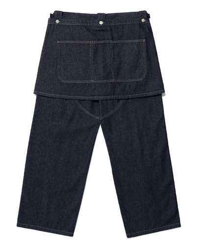 APRON WASHED JEANS / 2 Color