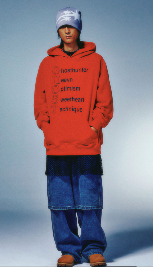 LINE POEM HOODIE / 2 Color