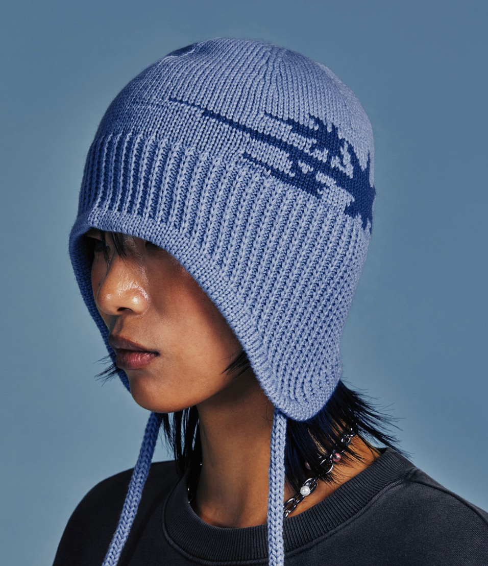 3STARS LOGO EARCAP BEANIE / 3 Color