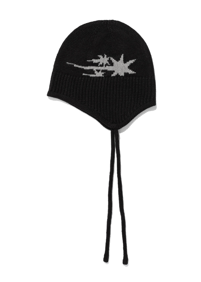 3STARS LOGO EARCAP BEANIE / 3 Color