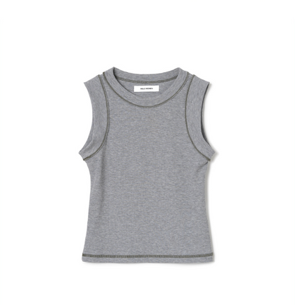 STITCH SLEEVELESS TOP / 3 COLOR