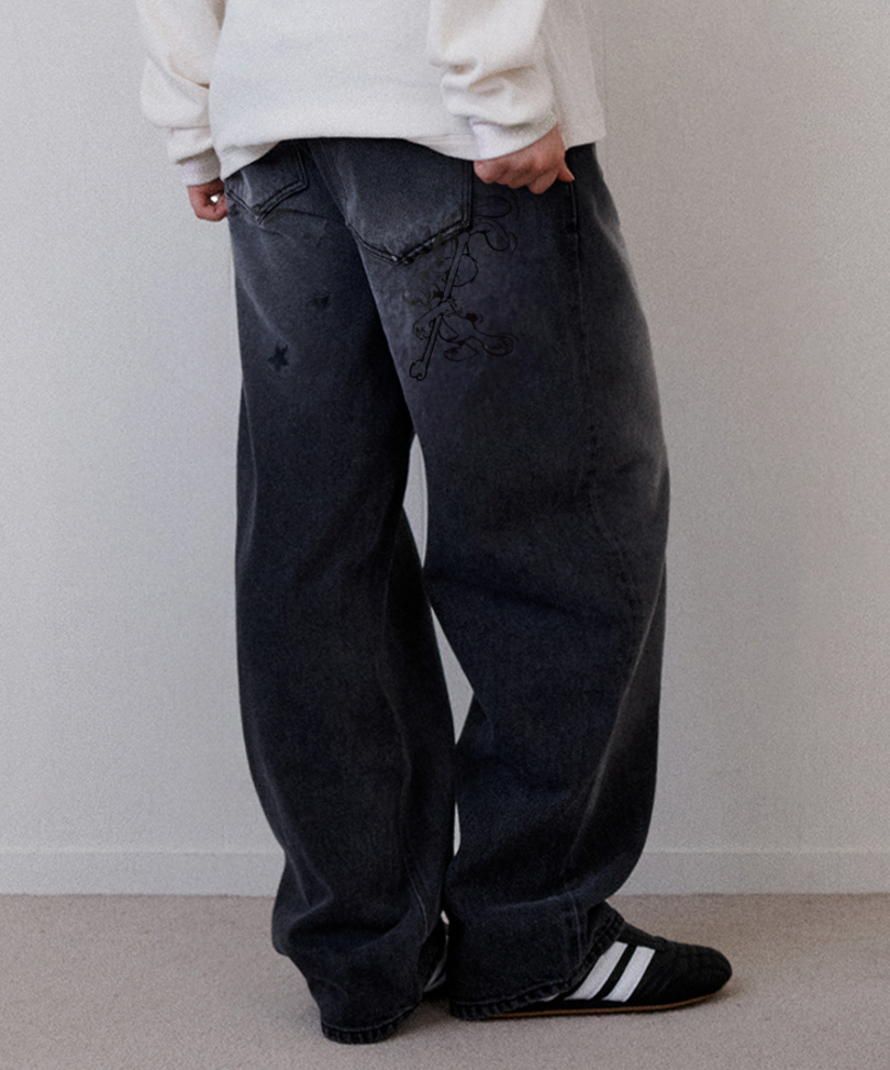 LIL RABBIT DENIM [GRAY]