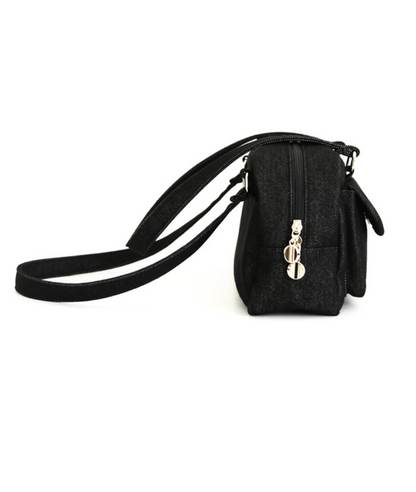 Pocket bag [Black denim] 
