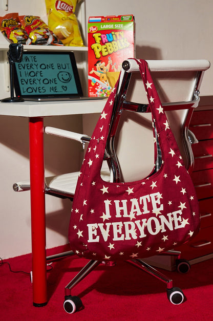 LSC REVERSIBLE STAR SHOULDER BAG / RED
