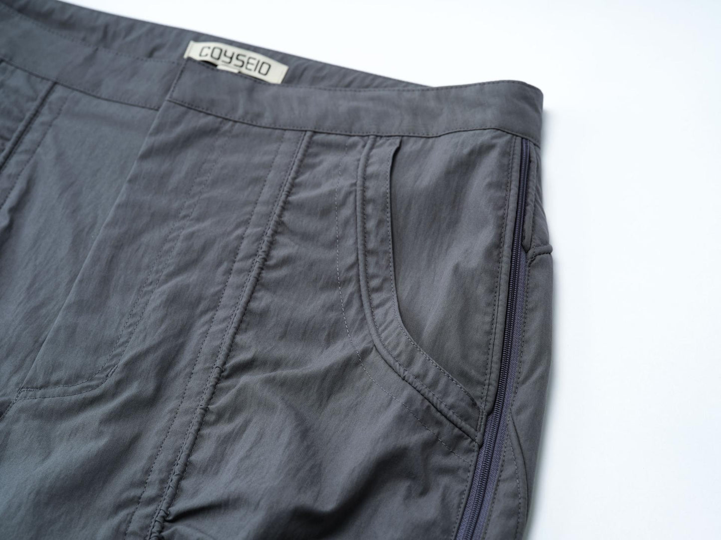 SIDE ZIPPER LINE PANTS / 2 Color