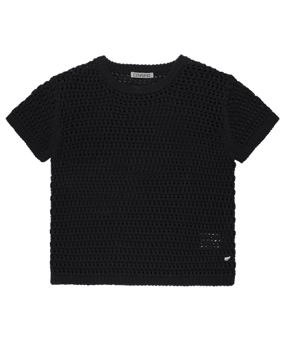 POING HALF KNIT CHARCOAL