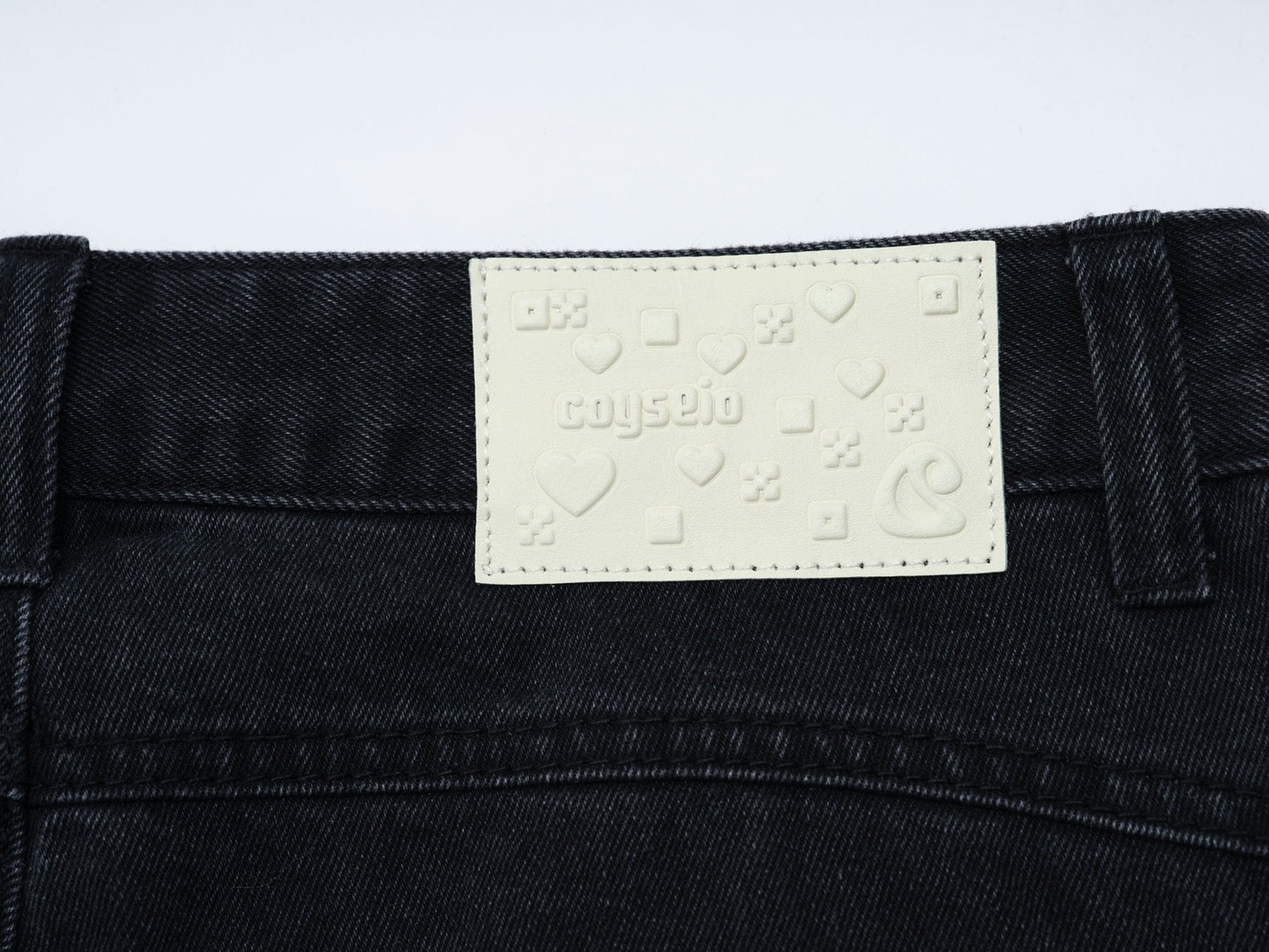 ROUND POCKET CARGO JEANS / 2 Color