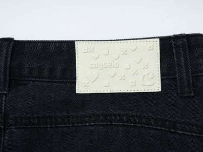 ROUND POCKET CARGO JEANS / 2 Color