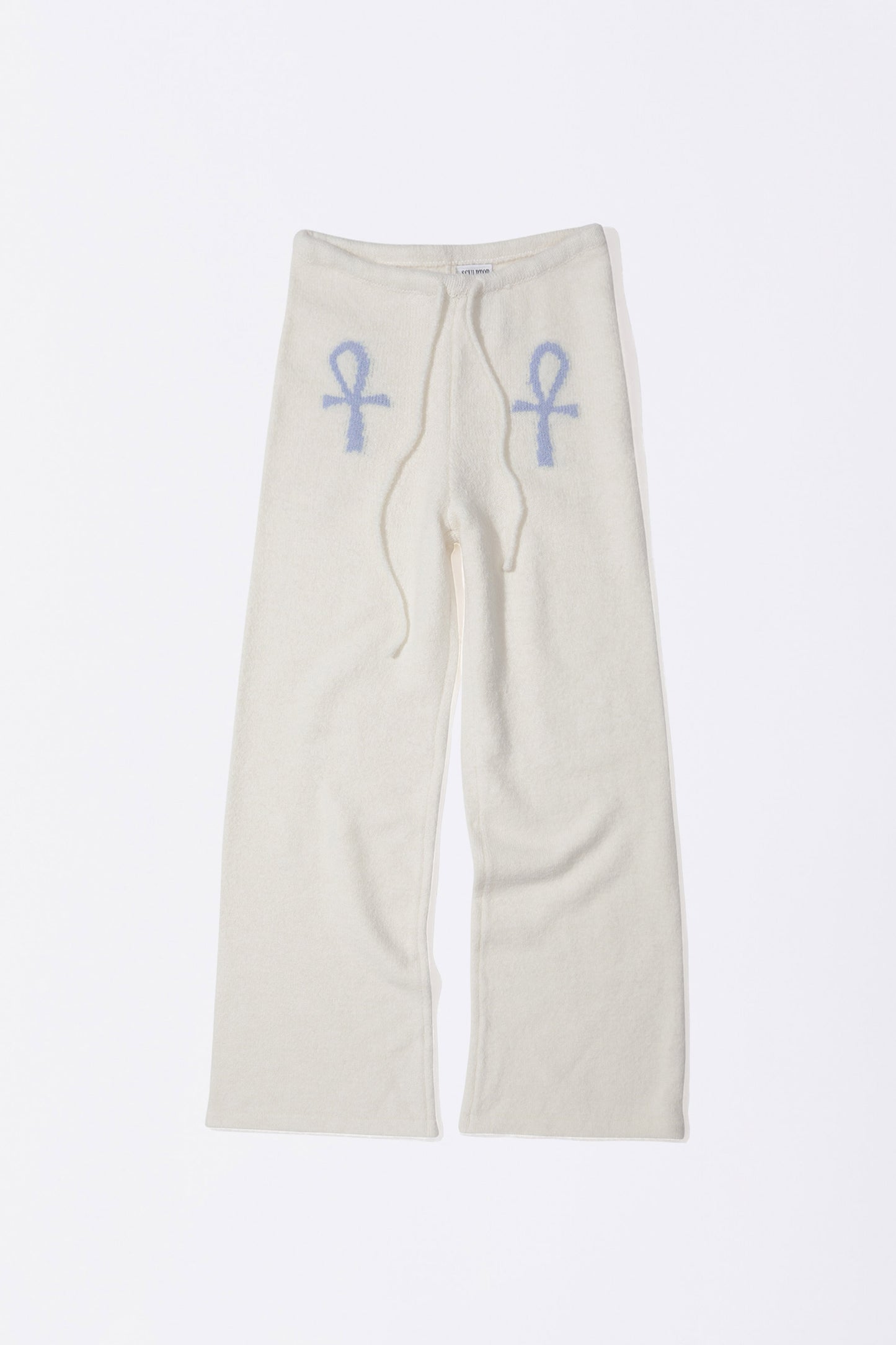 Ankh Boucle Knit Pants Ivory