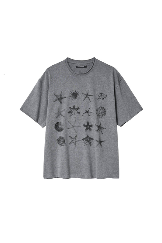 Starfish Tee Dark M.Grey