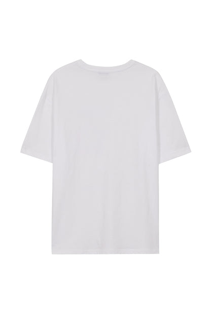 Star Spray Oversized Fit T-Shirt White