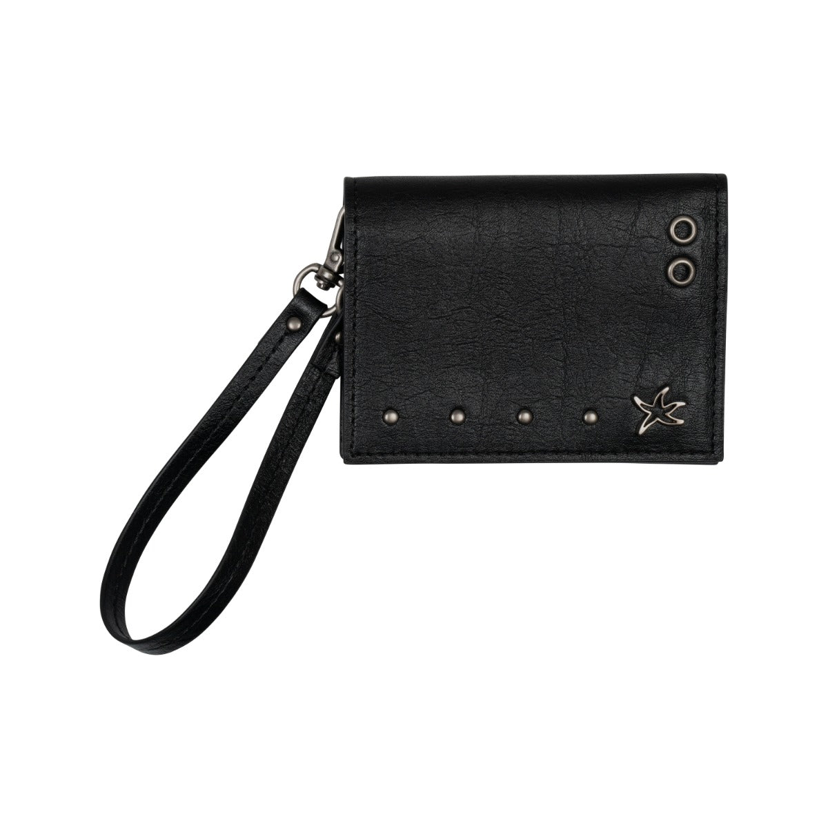 TCM vintage leather card wallet (black)