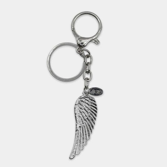 Celestial Feather Keychain