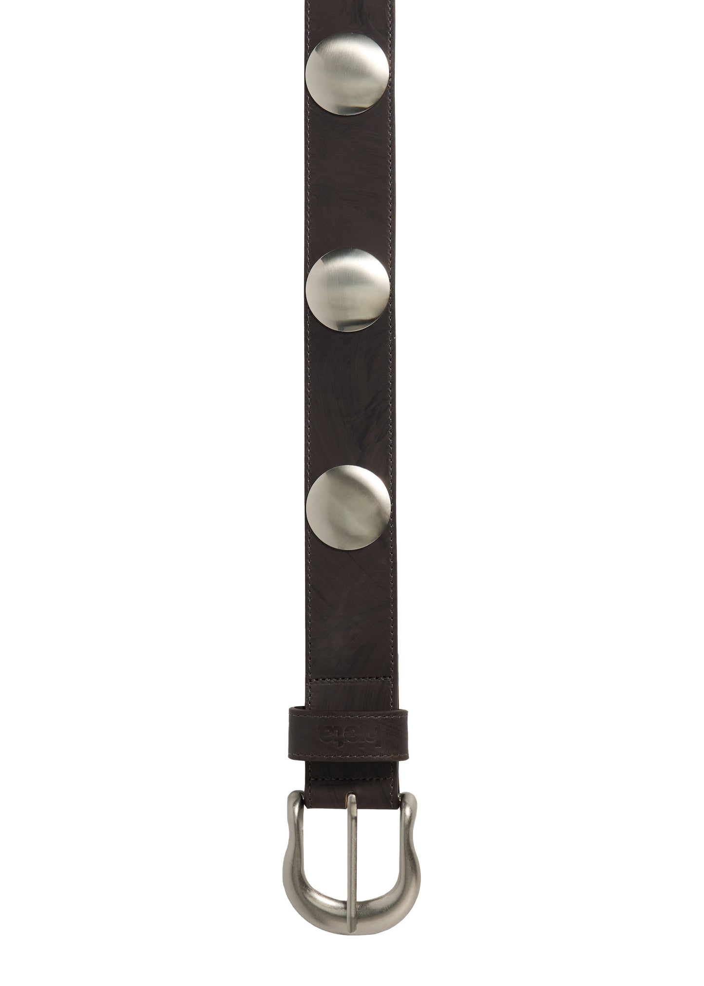 Ida Leather Belt / Silver 