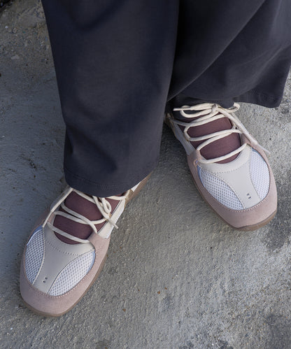 NICOLE WEAVING LACEUP SNEAKERS / 4 Color