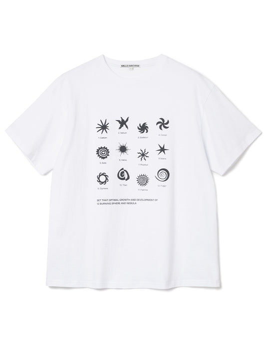 Scroll Square T-Shirts [White]