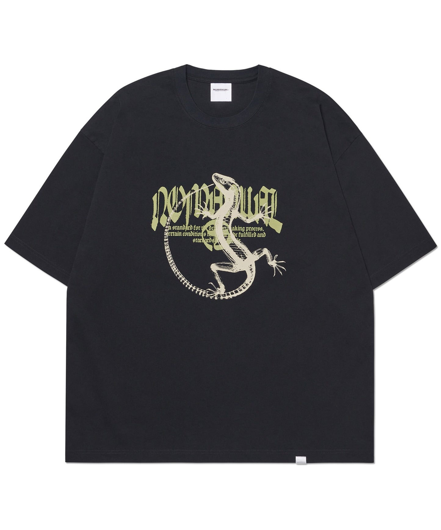 LIZARD T-SHIRT - BLACK