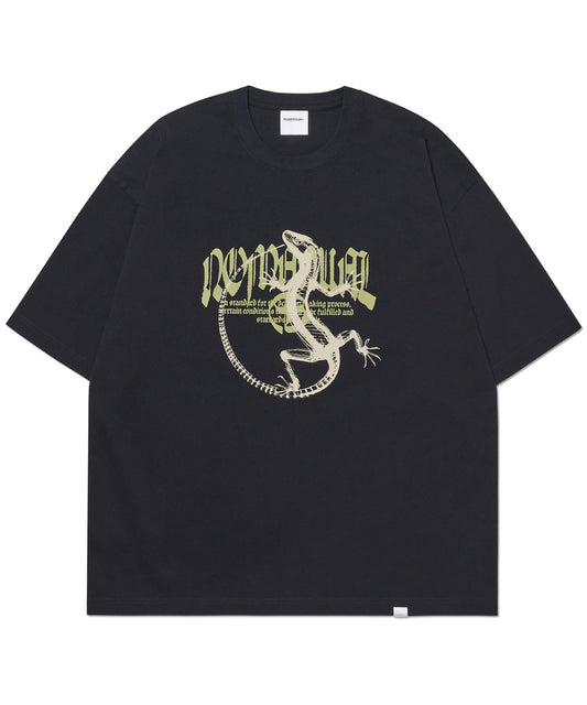 LIZARD T-SHIRT - BLACK