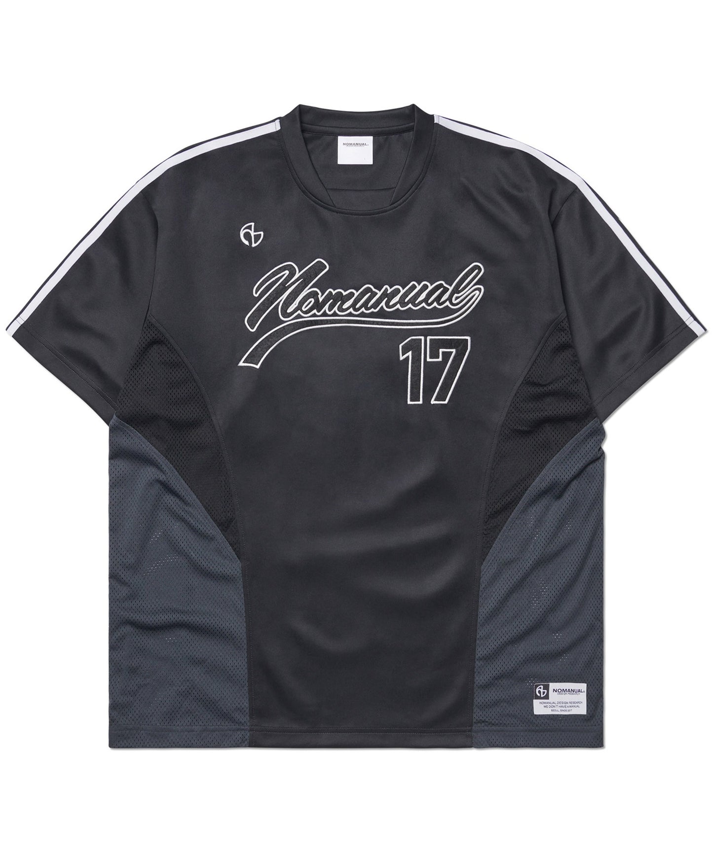 SWEEP BASEBALL JERSEY - CHARCOAL