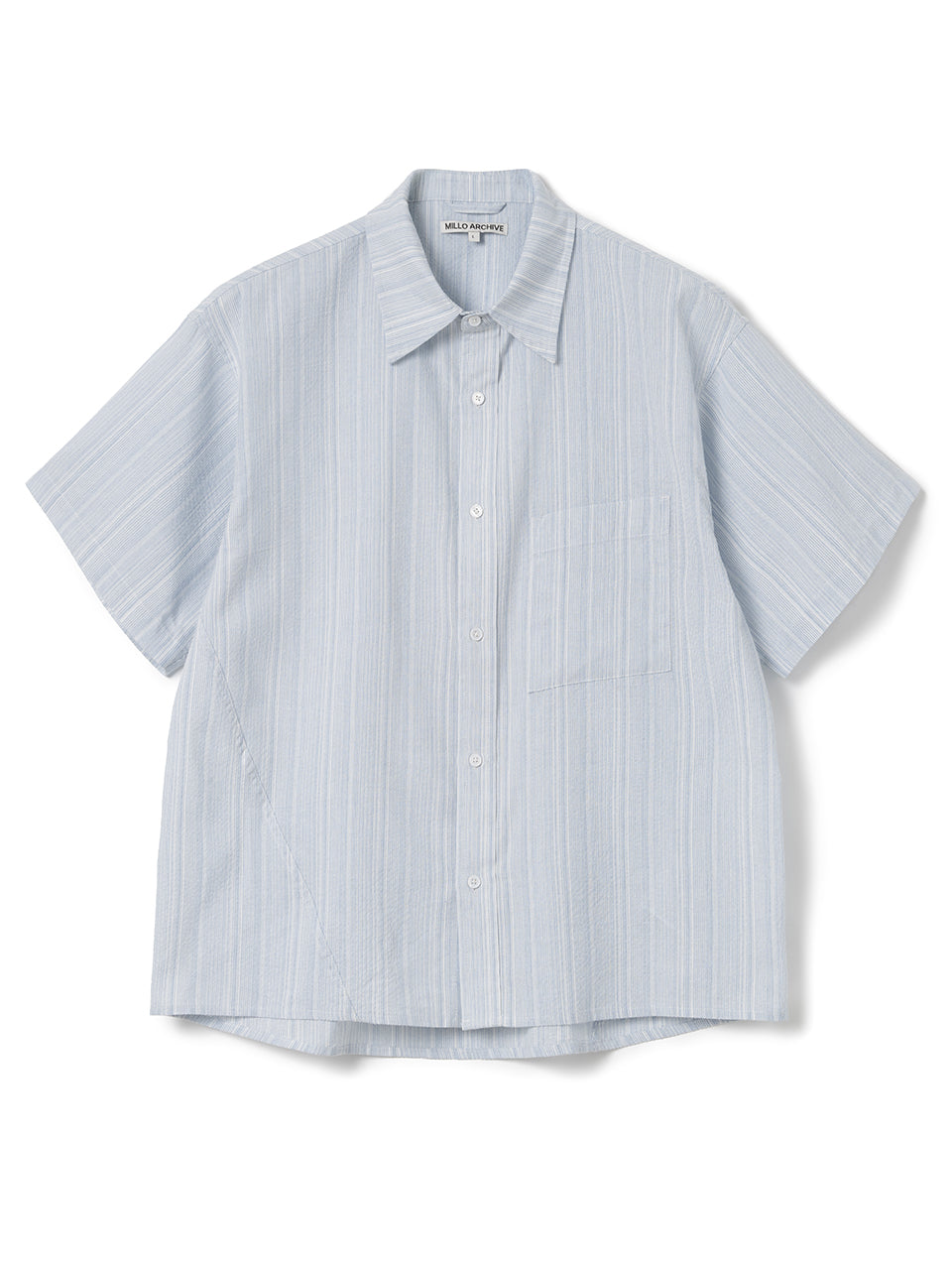 Twisted Half Shirts [Stripe Blue]