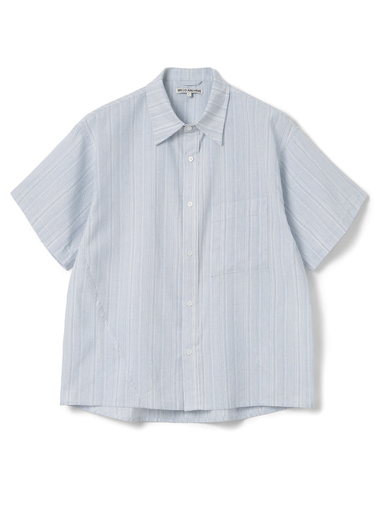 Twisted Half Shirts [Stripe Blue]