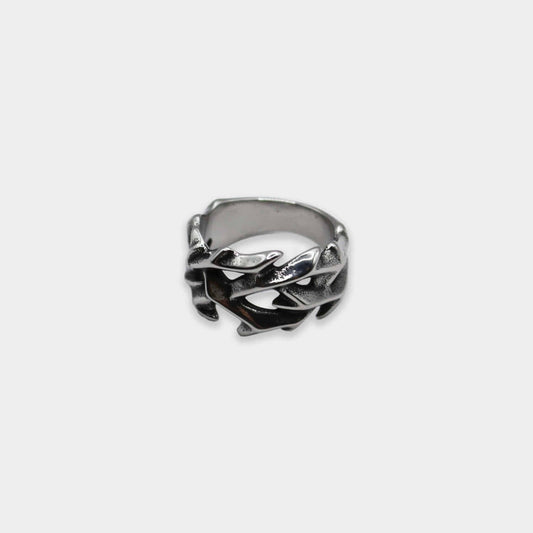 Metallic Real Tree Bold Ring