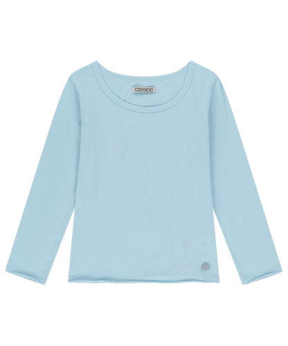 BACK CIRCLE CAPRI SLEEVES SKY BLUE