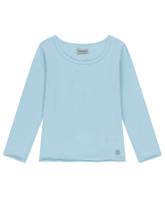 BACK CIRCLE CAPRI SLEEVES SKY BLUE