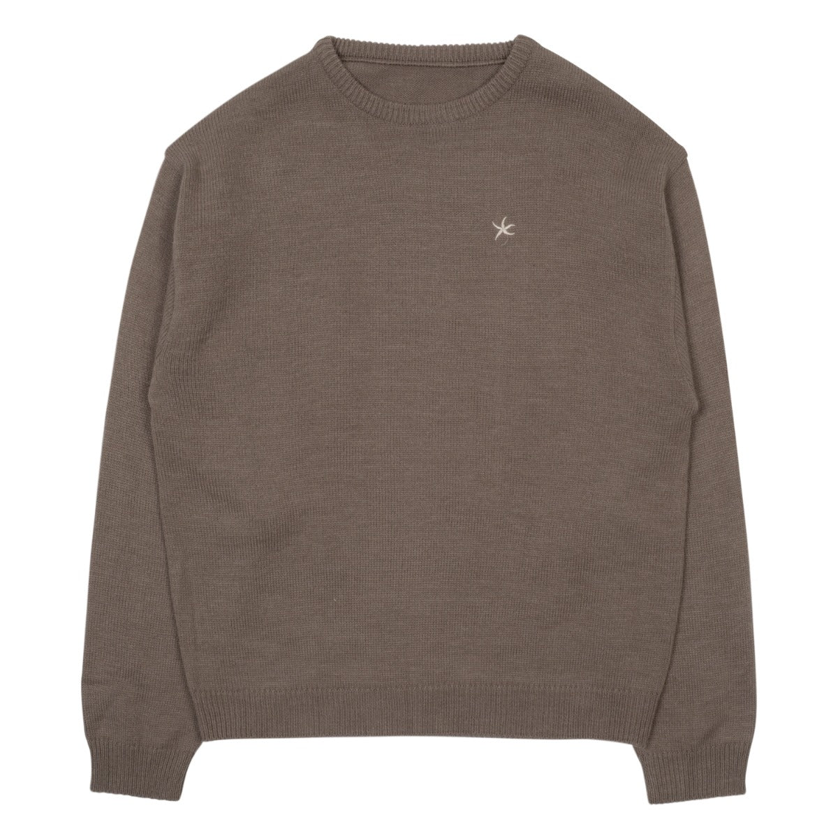 TCM starfish mini logo knit (brown)