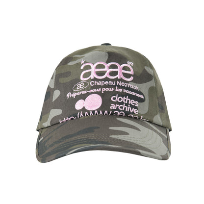 WEB LOGO CAMO 5 PANNEL CAP / 2 Color